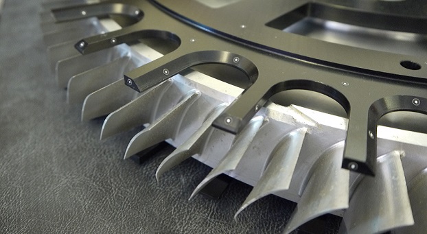 Turbine to be 3D scanned