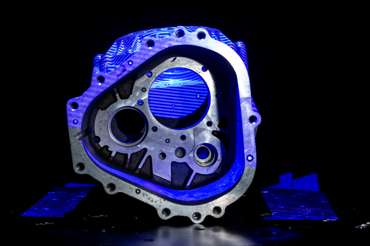 Automotive part being captured by GOM Metrology systems